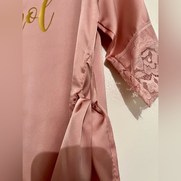 5 Brand New/Never Worn/Used Flower Girl Get Ready Silk/Lace Robes “Petal Patrol” - Picture 5 of 8